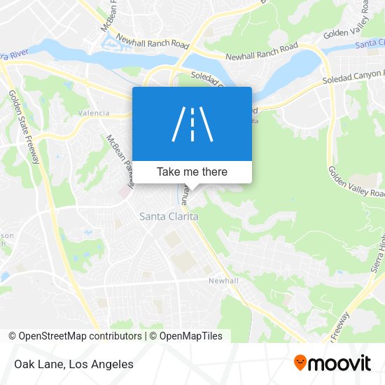 Mapa de Oak Lane