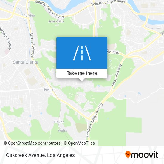 Oakcreek Avenue map