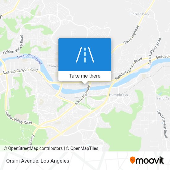 Mapa de Orsini Avenue