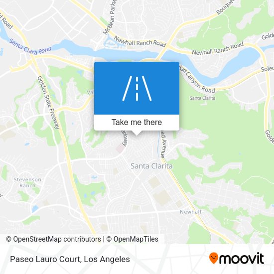 Paseo Lauro Court map