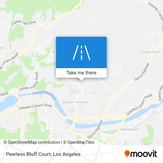 Mapa de Peerless Bluff Court