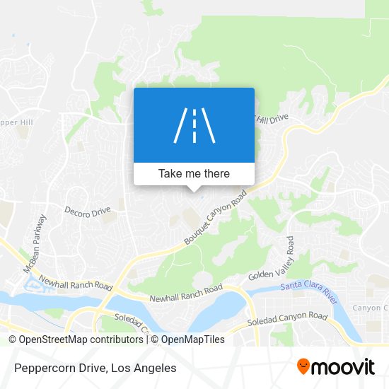 Mapa de Peppercorn Drive