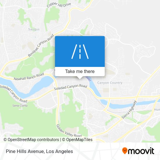 Pine Hills Avenue map