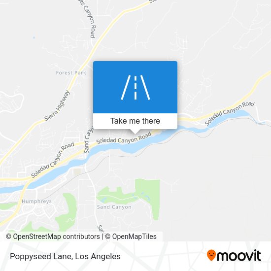 Mapa de Poppyseed Lane