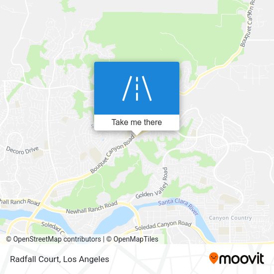 Mapa de Radfall Court
