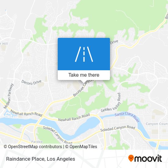 Raindance Place map