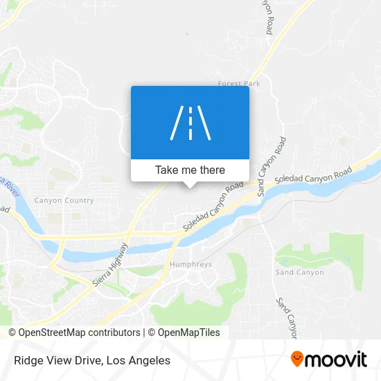 Ridge View Drive map