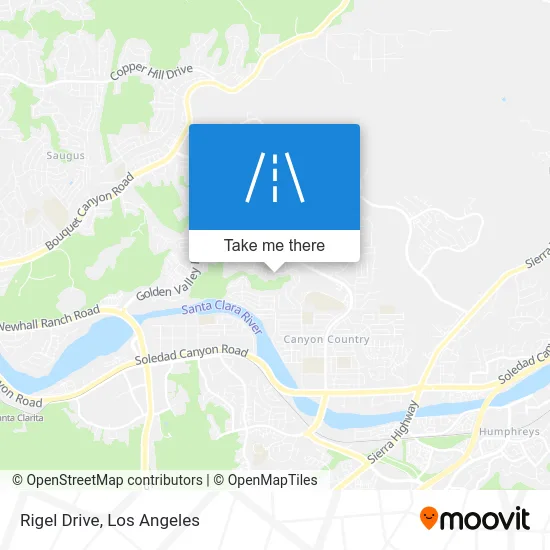 Rigel Drive map