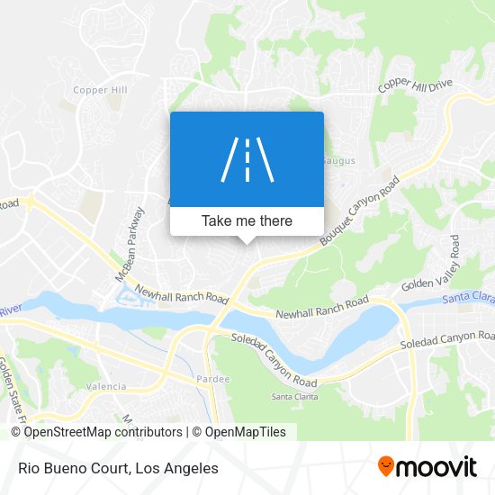Rio Bueno Court map