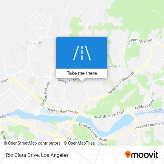 Rio Clara Drive map