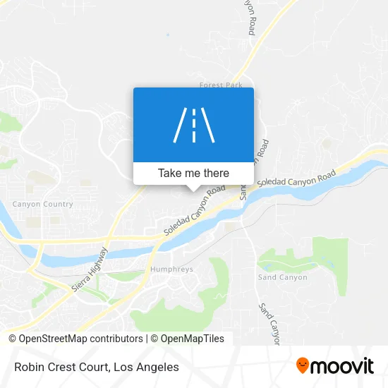 Robin Crest Court map