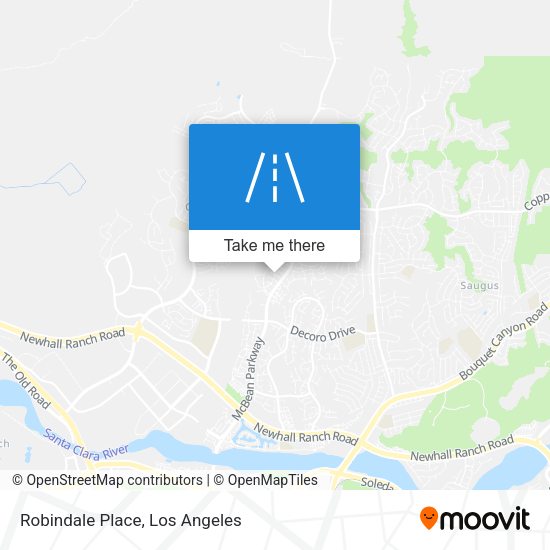 Mapa de Robindale Place