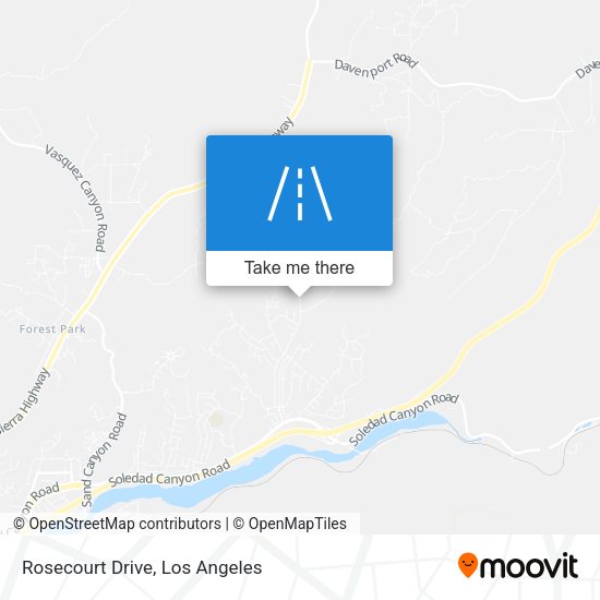 Mapa de Rosecourt Drive