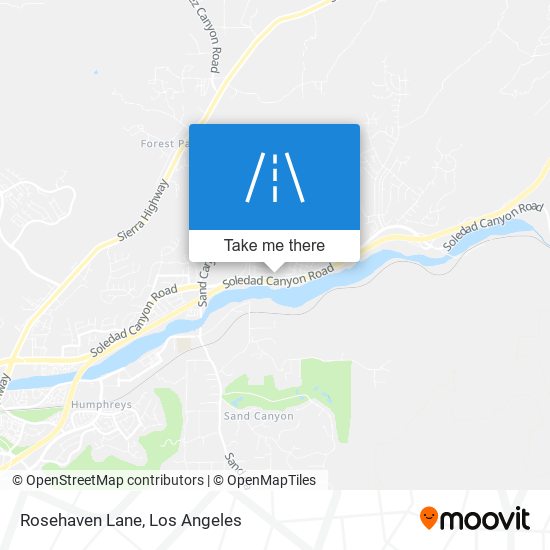 Rosehaven Lane map