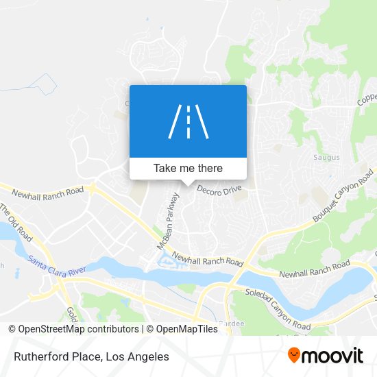 Rutherford Place map