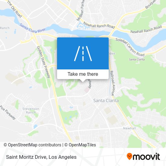 Saint Moritz Drive map