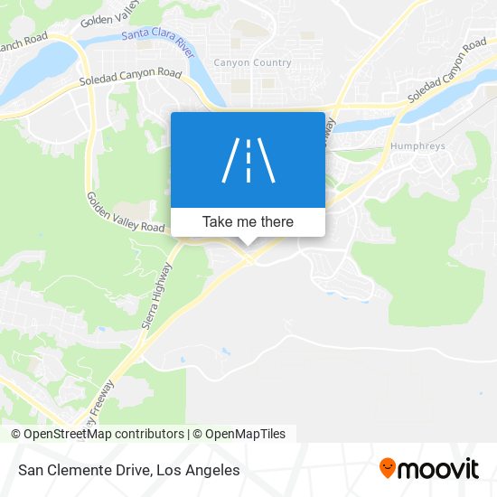 San Clemente Drive map