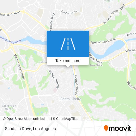 Sandalia Drive map