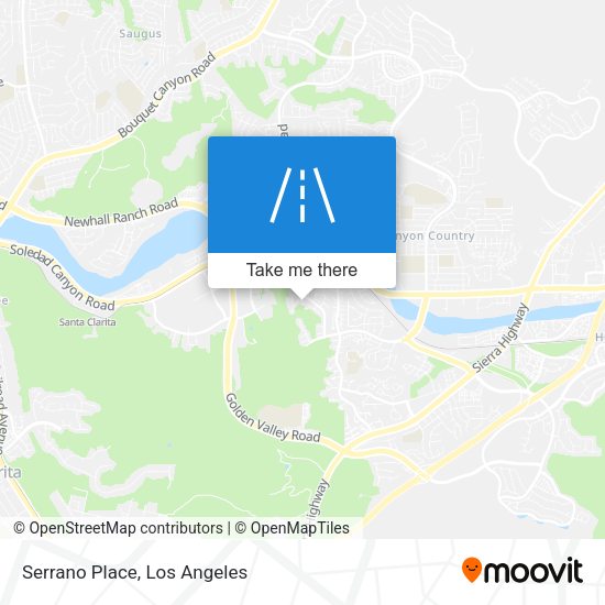 Mapa de Serrano Place