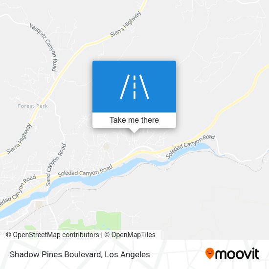 Shadow Pines Boulevard map
