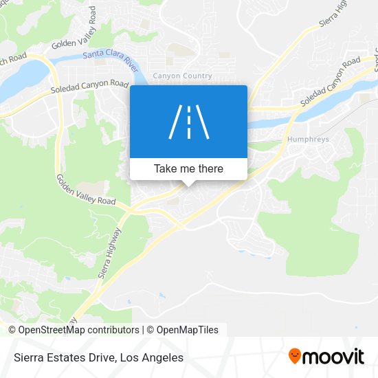 Mapa de Sierra Estates Drive