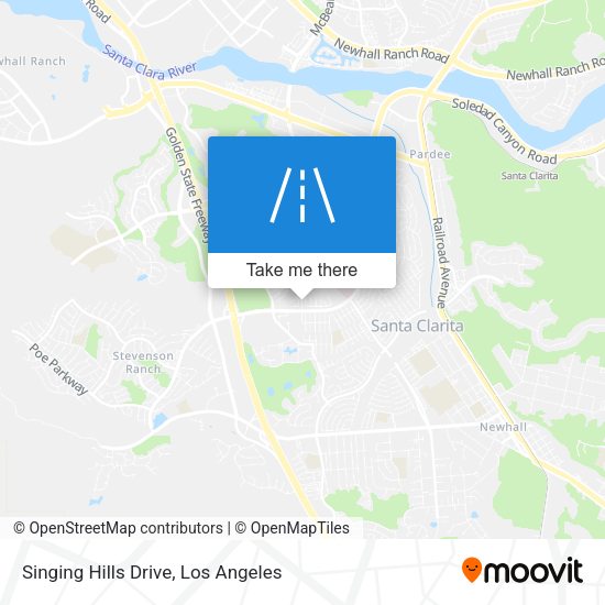 Singing Hills Drive map