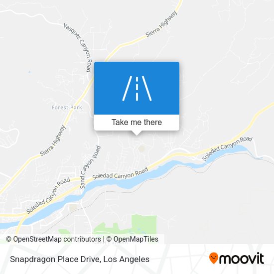 Snapdragon Place Drive map
