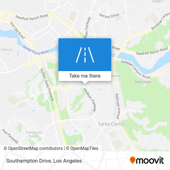 Southampton Drive map