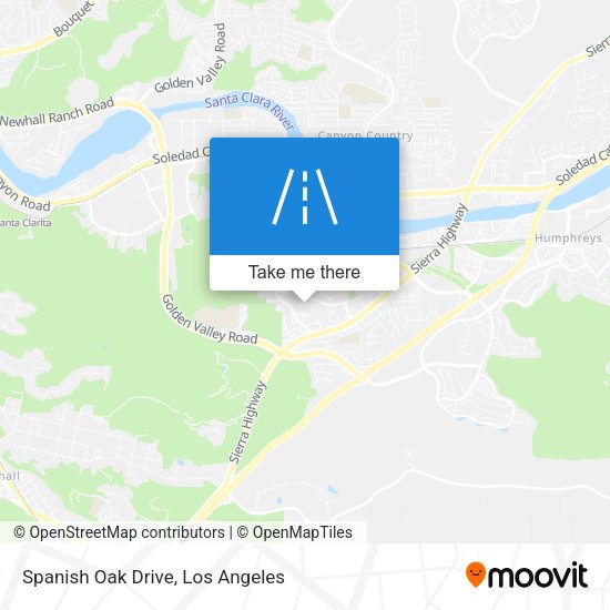 Spanish Oak Drive map