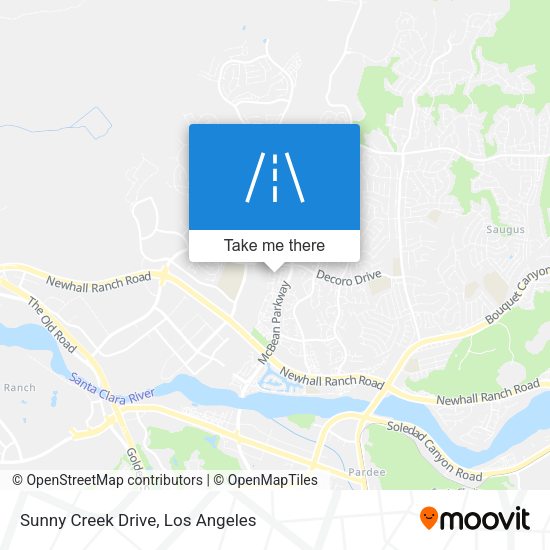 Sunny Creek Drive map