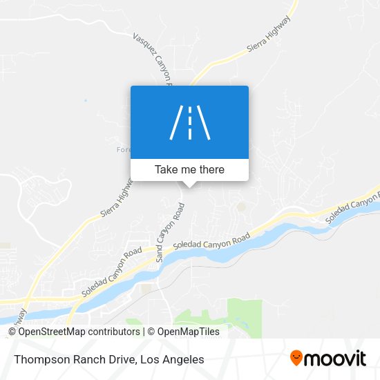 Thompson Ranch Drive map