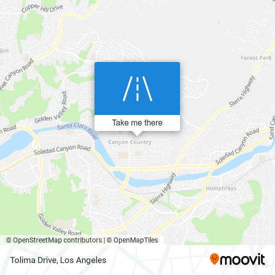 Tolima Drive map