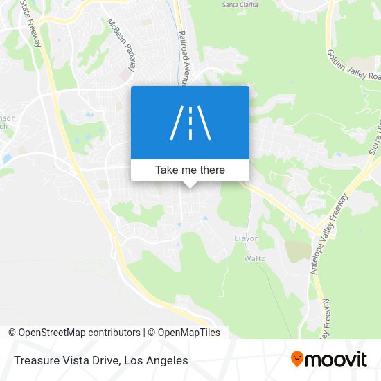 Treasure Vista Drive map