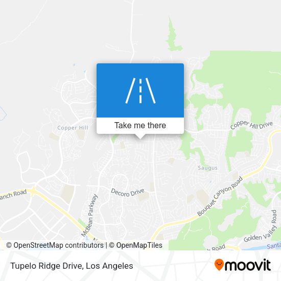 Mapa de Tupelo Ridge Drive