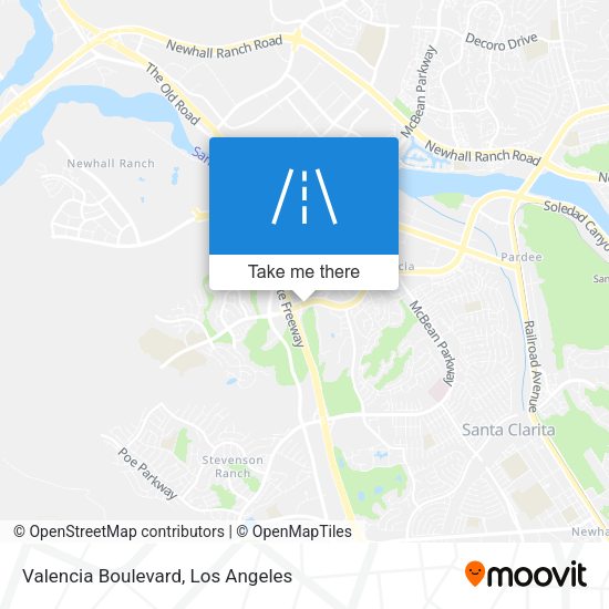 Valencia Boulevard map