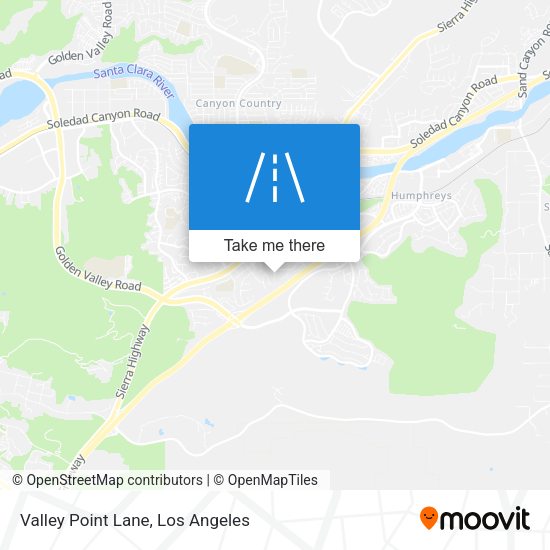 Valley Point Lane map