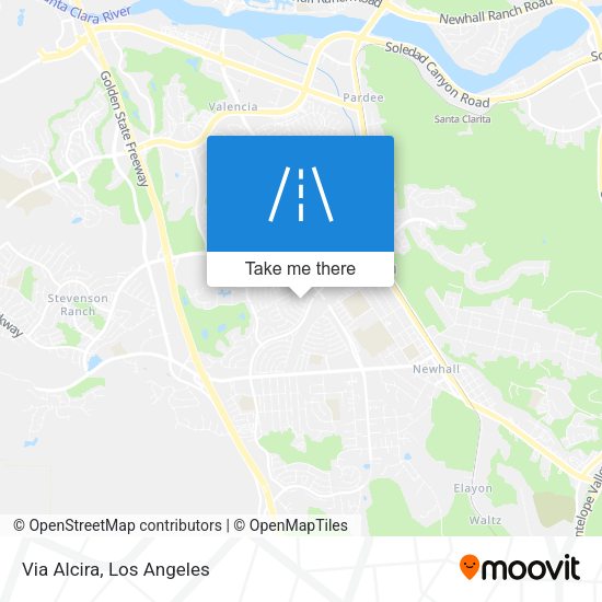 Mapa de Via Alcira