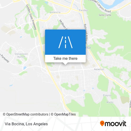 Mapa de Via Bocina