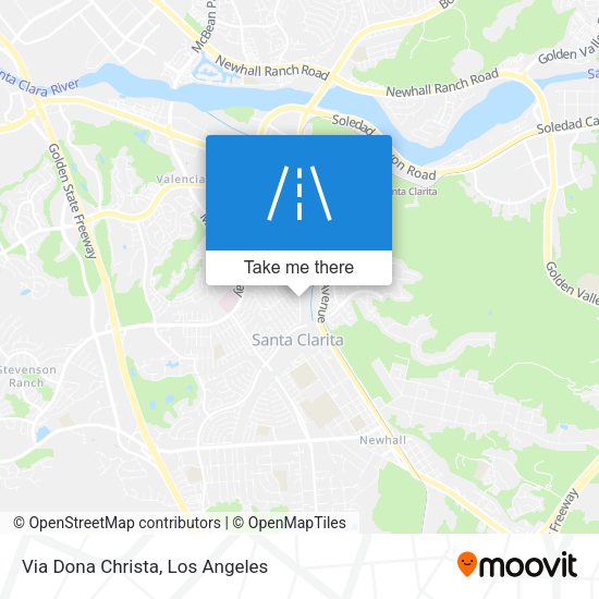 Via Dona Christa map
