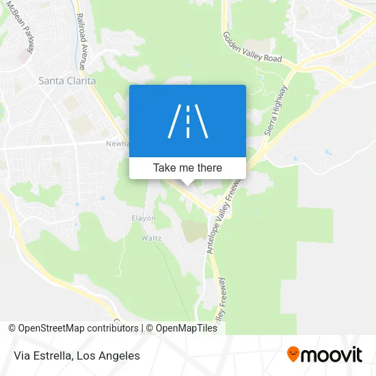 Via Estrella map