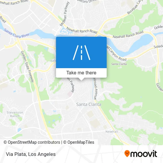 Via Plata map