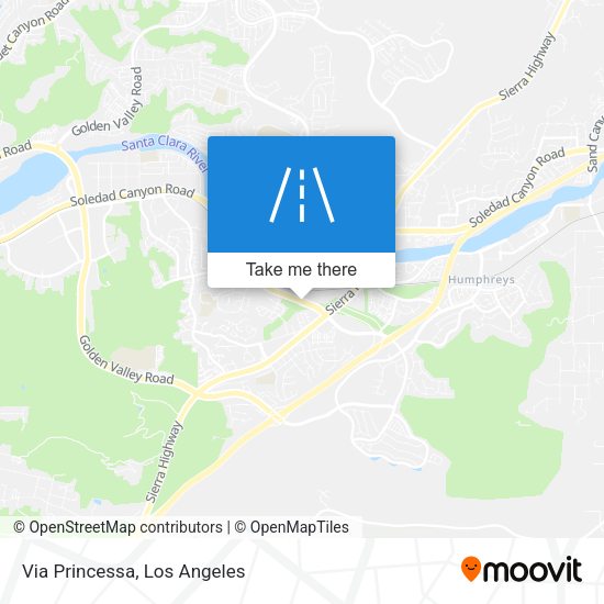 Via Princessa map