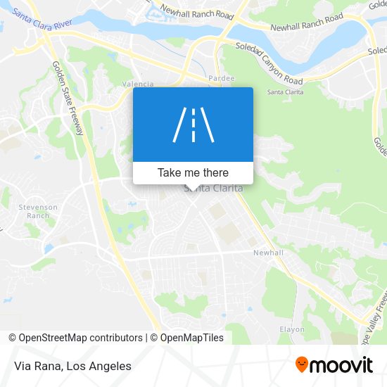 Mapa de Via Rana