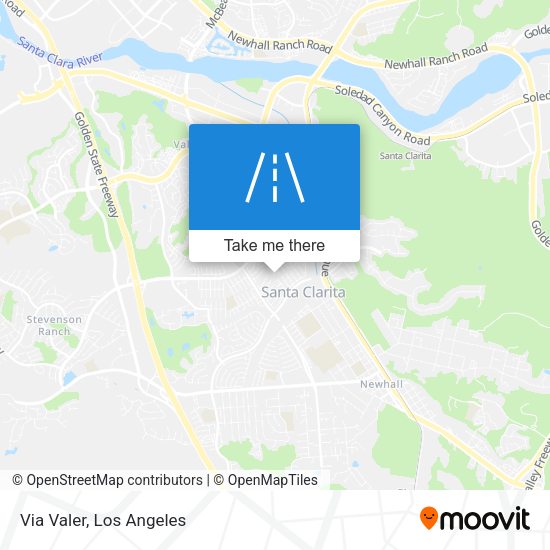 Mapa de Via Valer