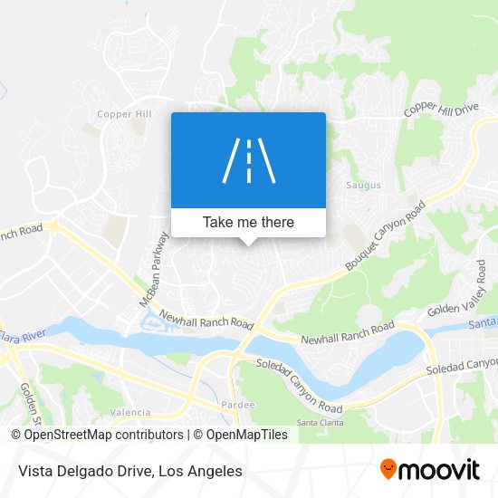 Vista Delgado Drive map