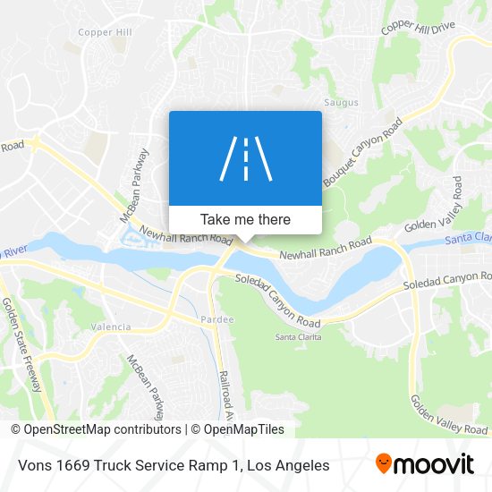 Mapa de Vons 1669 Truck Service Ramp 1