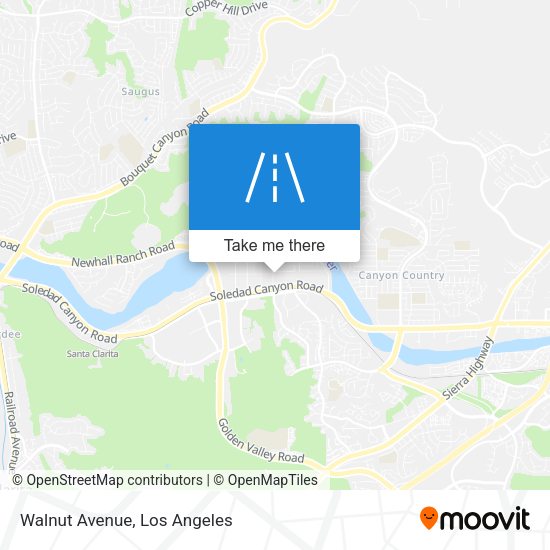 Mapa de Walnut Avenue