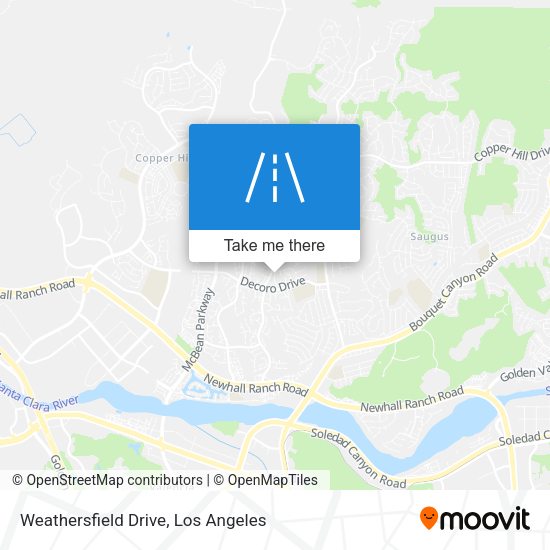 Weathersfield Drive map