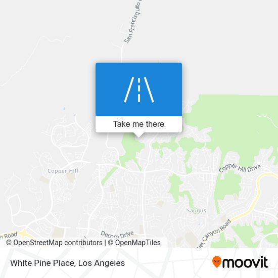 White Pine Place map