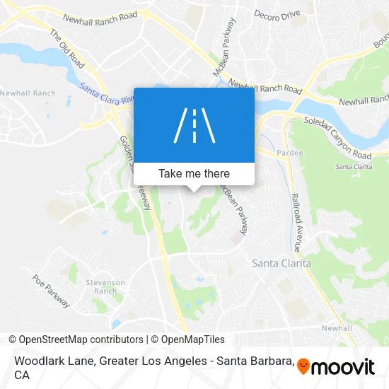 Woodlark Lane map